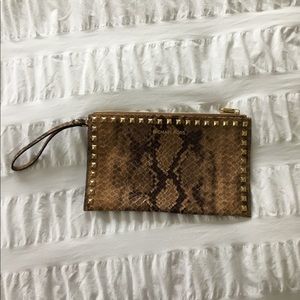 Michel Kors Snake Snake Embossed Clutch